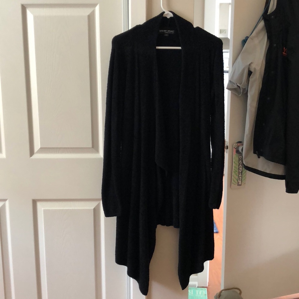 Barefoot Dreams Black Cardigan